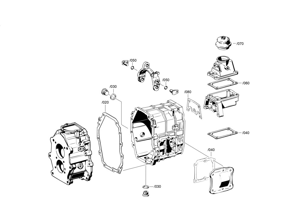 Gasket reverse gear cover